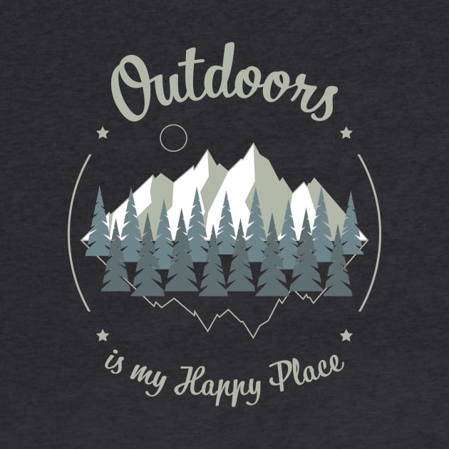 Outdoors is my happy place by Imagonarium